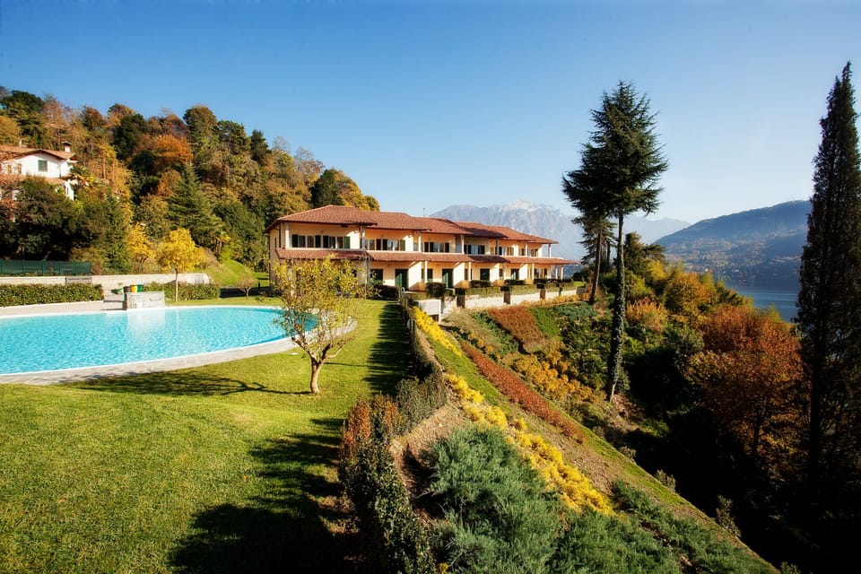 Pool and exterior of the residence