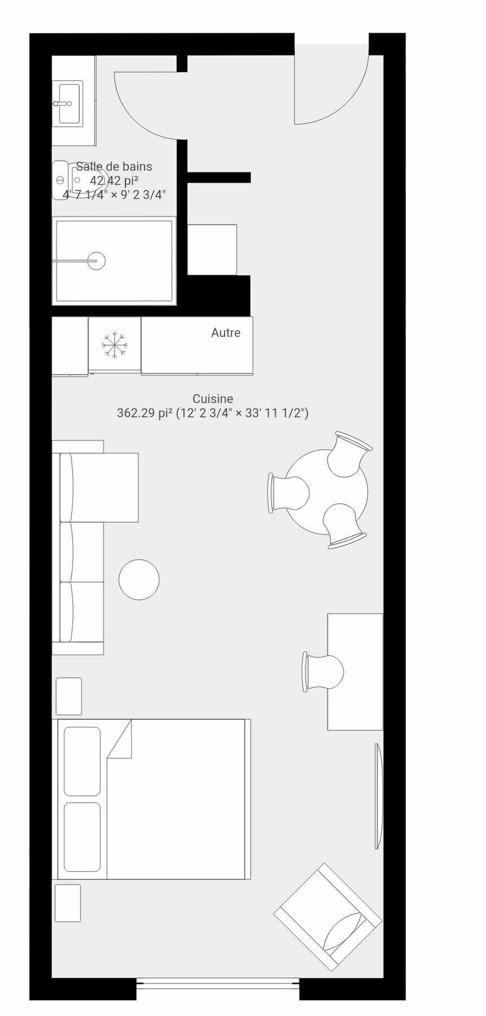 Appartement - 5e étage
