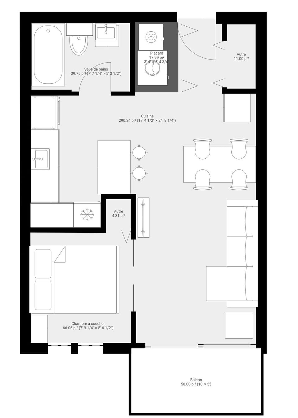 Appartement - 2e étage