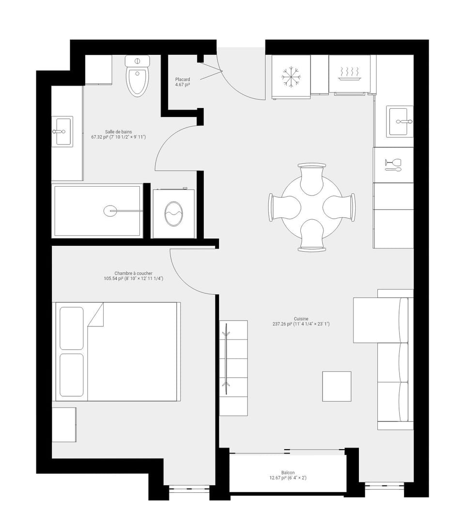 Appartement - 6e étage