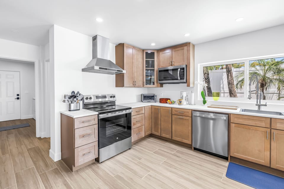 Kitchen everything is new.  