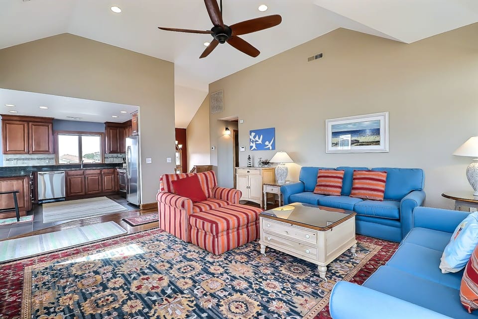 Top-level living area.