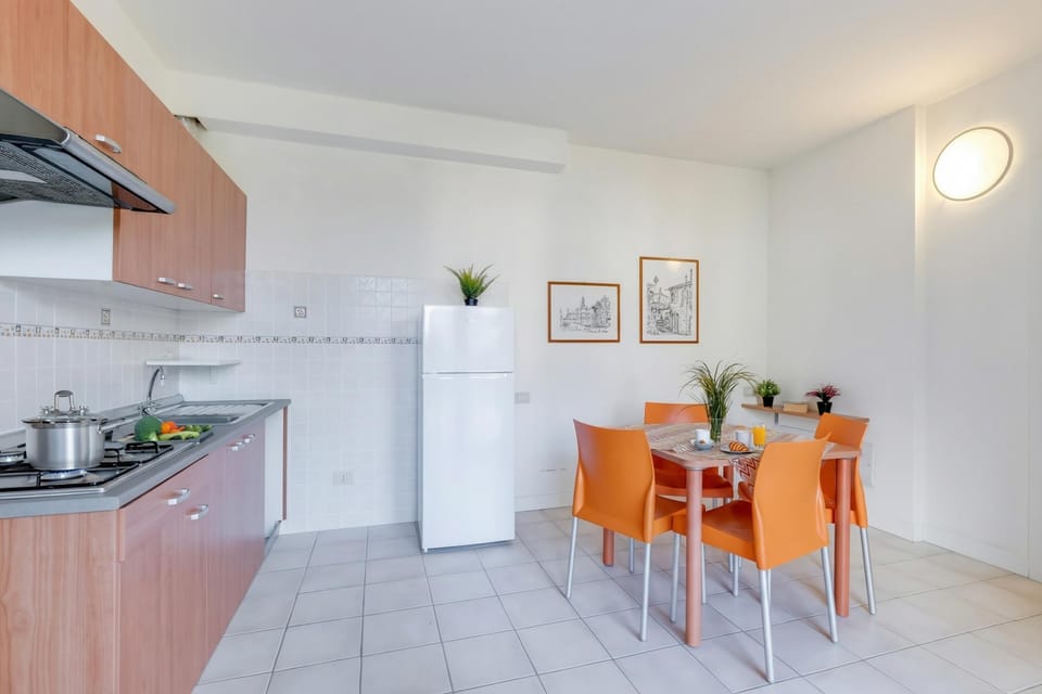 Kitchen and dining area