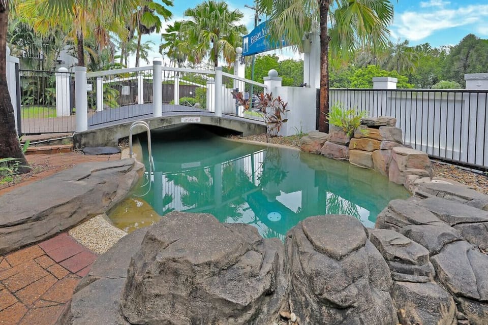 Communal pool at front of property