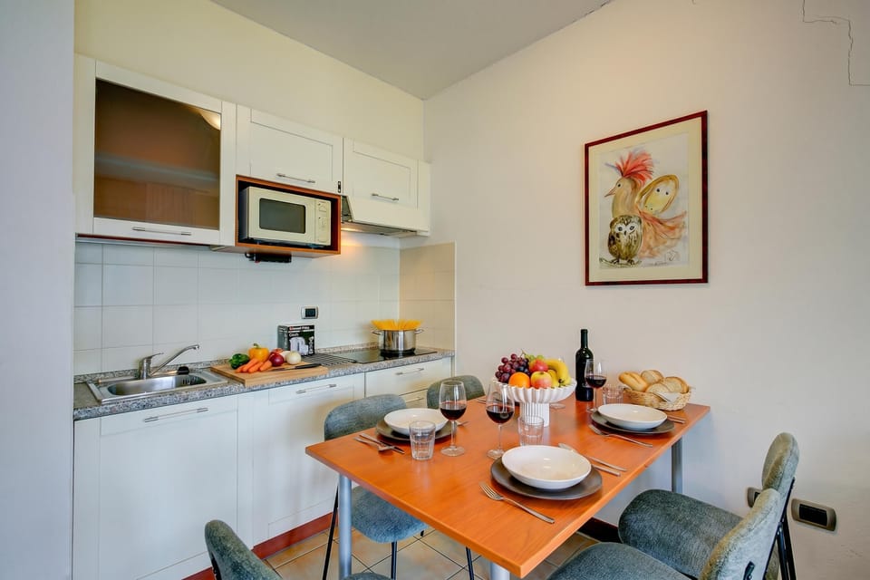 Kitchen and dining area