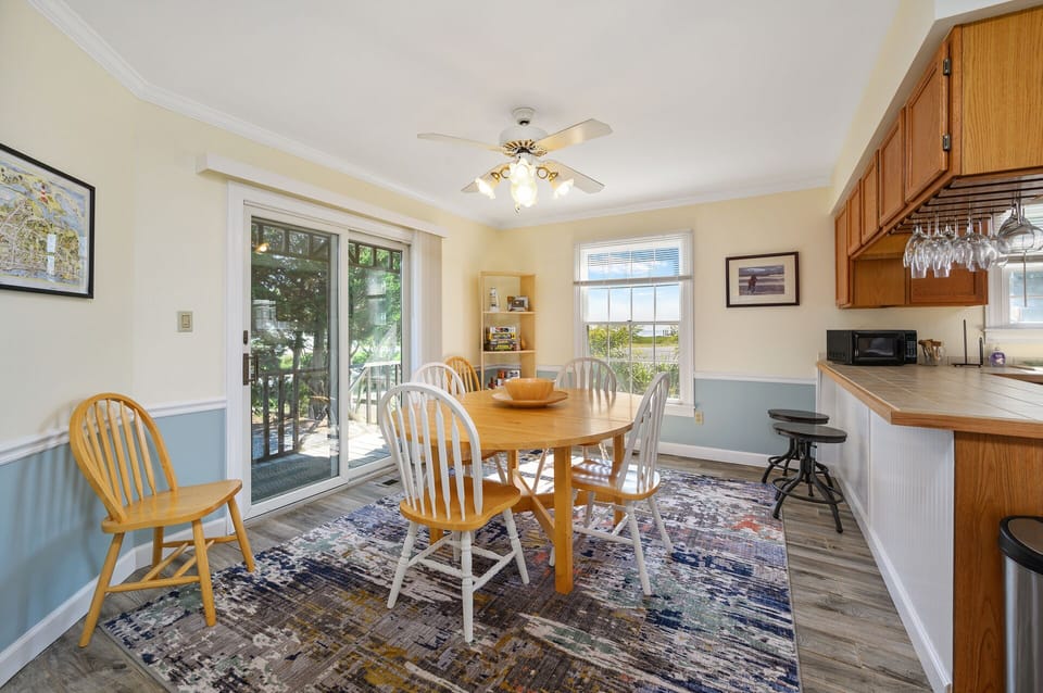 Spacious Dining Area just off the Kitchen.