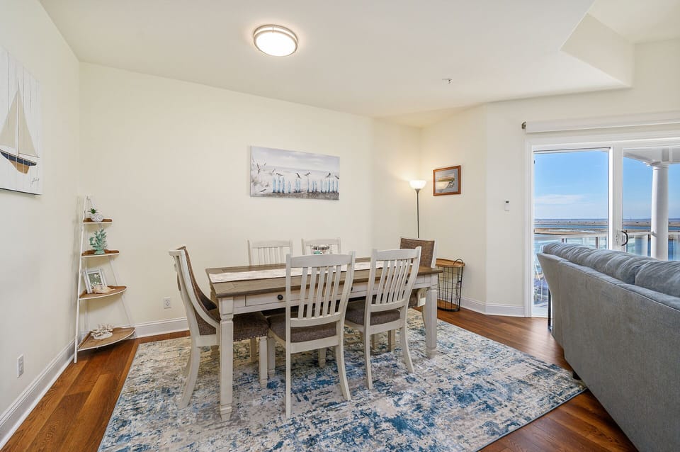 Dine in the comfort of Central AC, or wander down the street to many Dining options.
