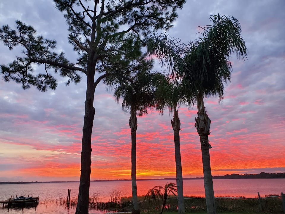 Sunrise on Lake Dora