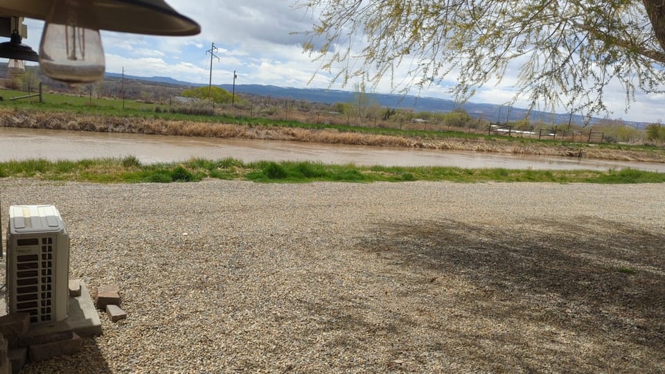 view of the uncompadre plateau from the front door