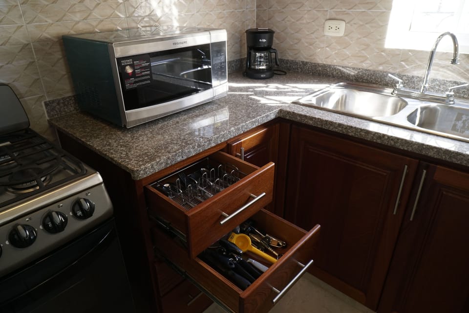Microwave, Oven, Sink, Cooktop, Indoors