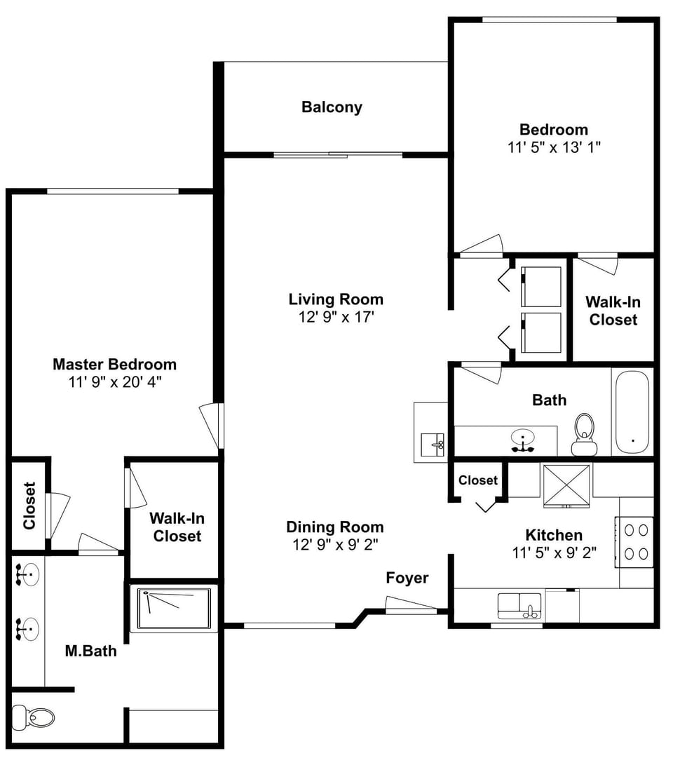 Santa Maria 104 - Floor Plan