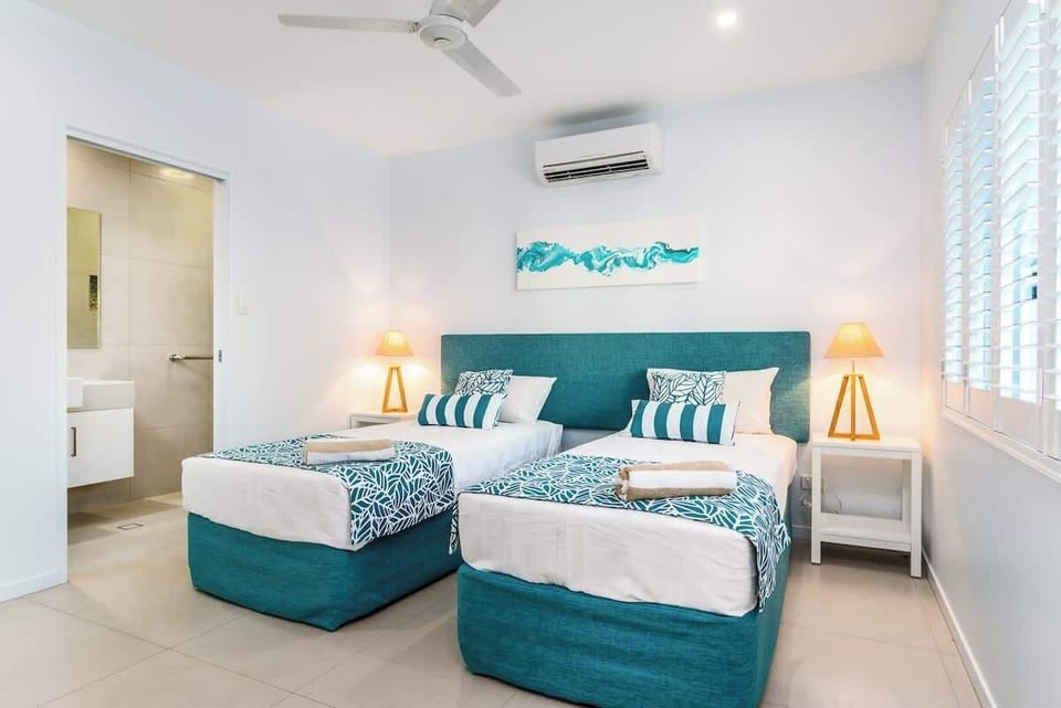 The second bedroom also offers a king-size bed which can be split into two singles upon request, plus a full ensuite