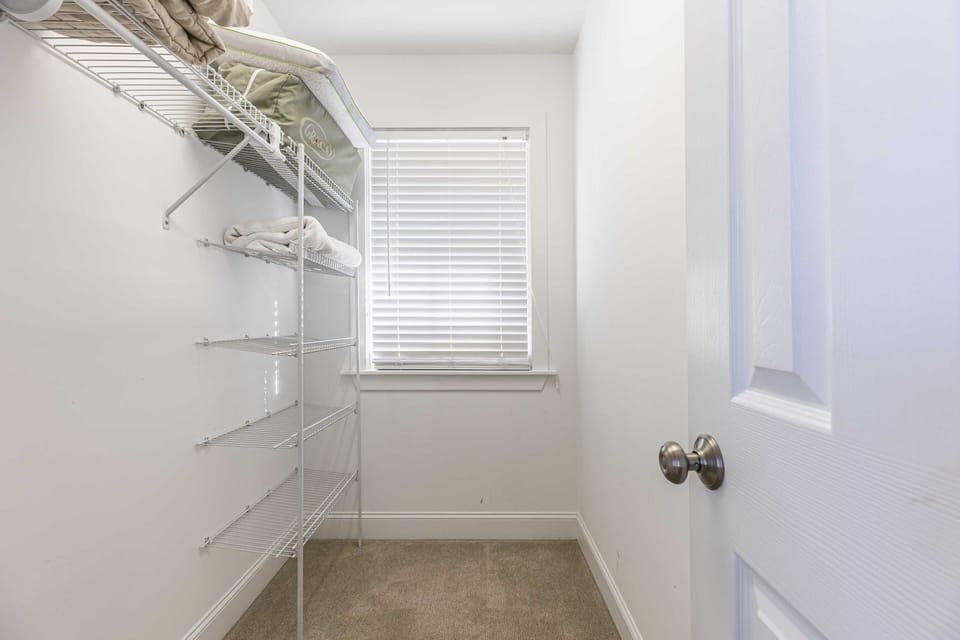 Second floor King bedroom - attached closet