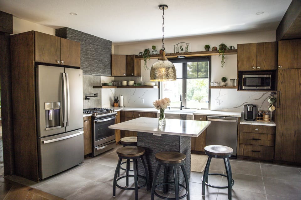 Main kitchen area