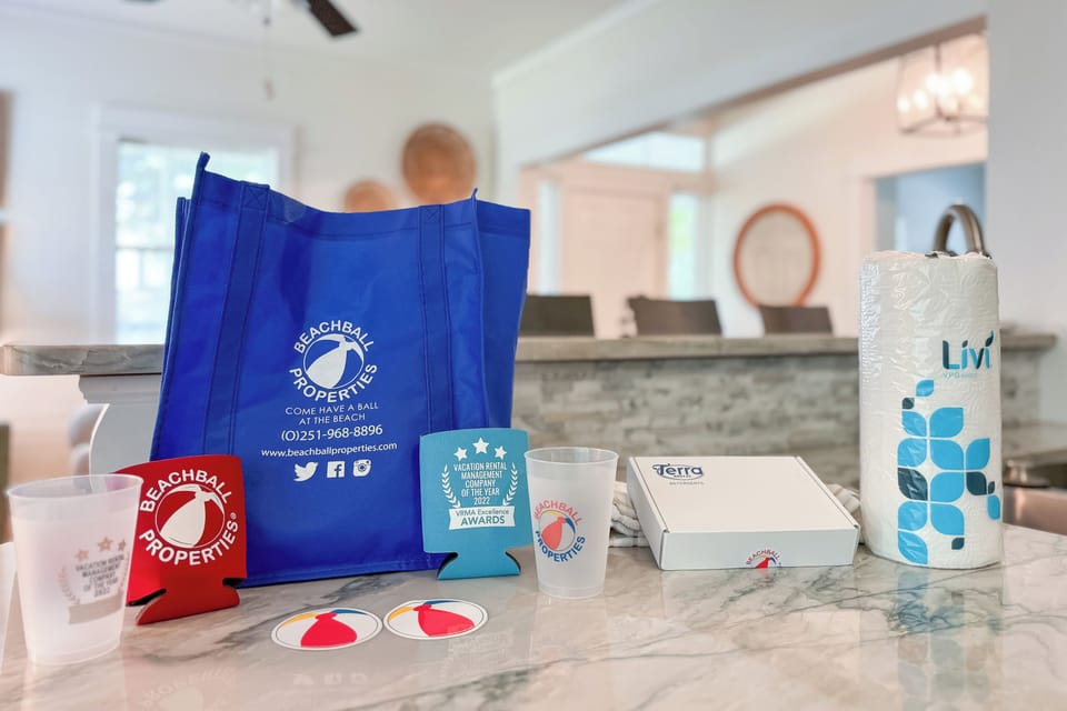 Beachball swag bag!