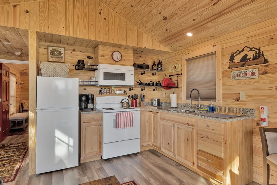 Adventure Cabin kitchen
