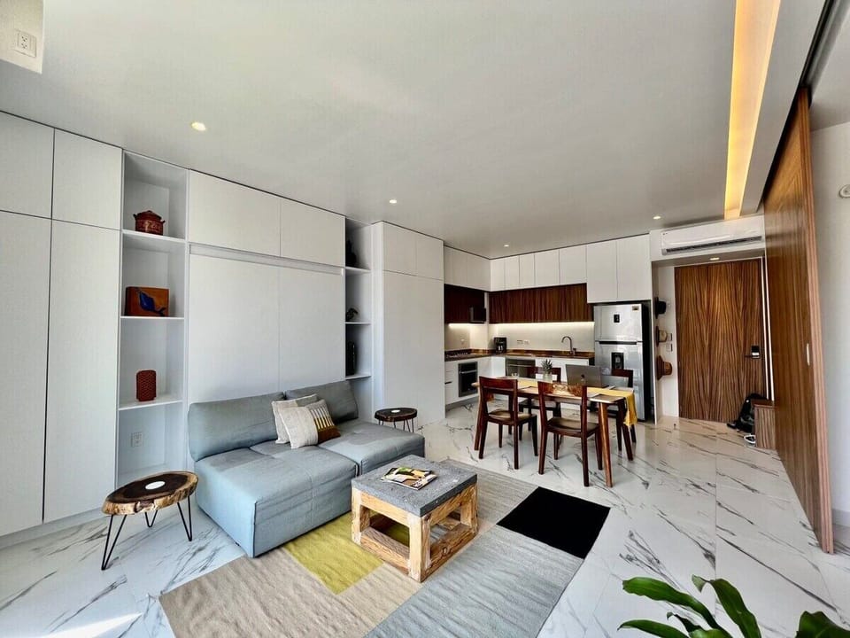 Living and dining area.