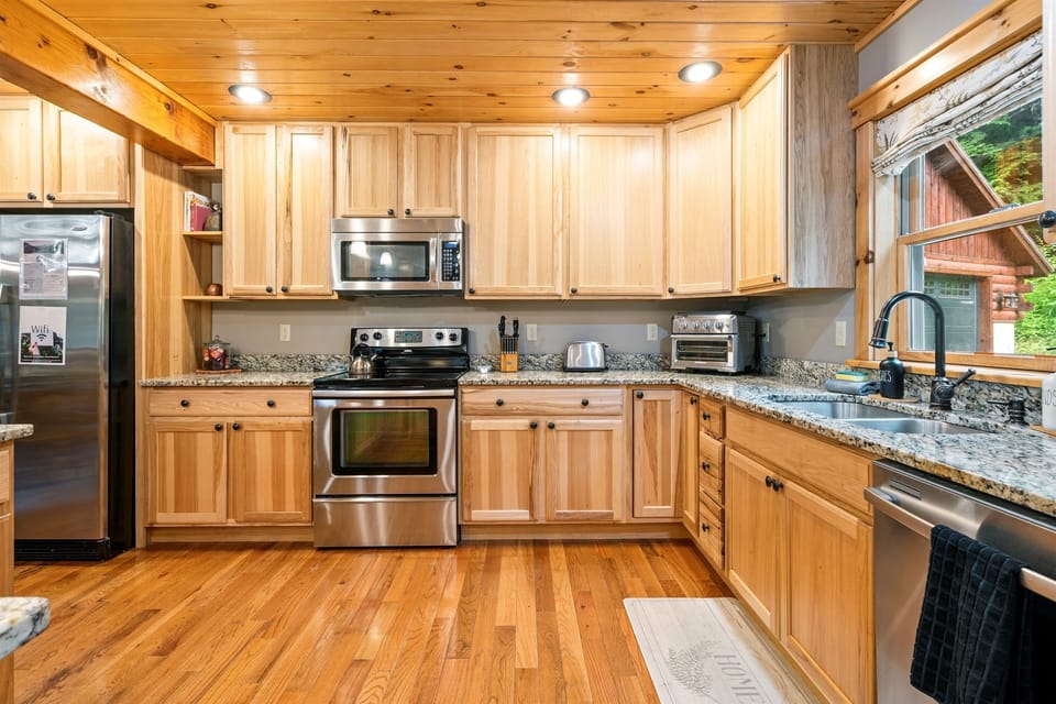 Our kitchen is the heart of the home—bright, welcoming, and always ready for good food and even better company!
