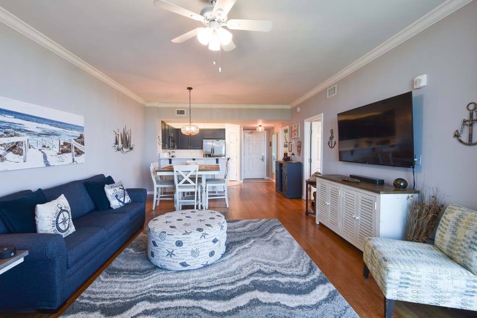 The Palms of Destin 2906 - Living Area with Flat Screen TV