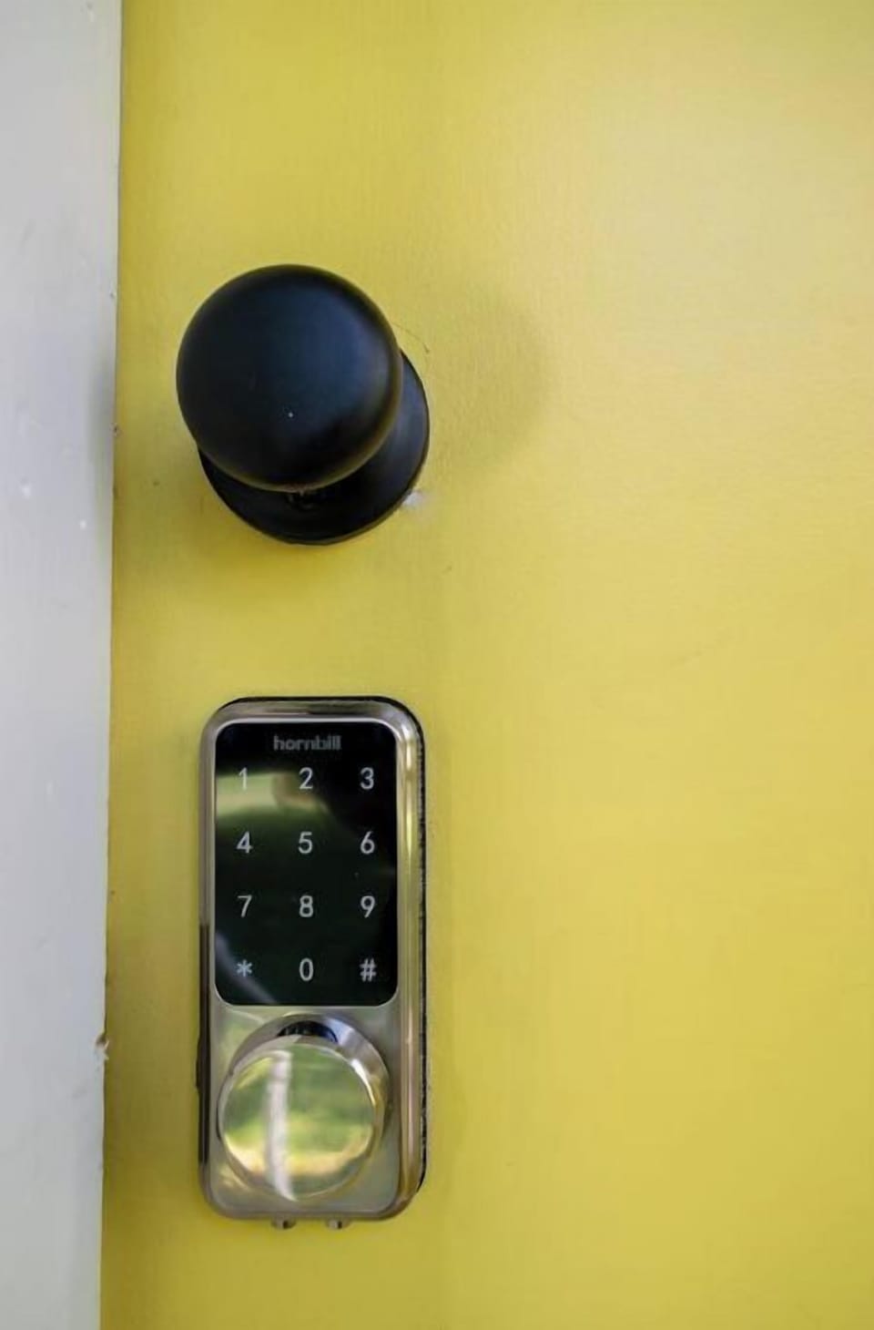 Smart lock for your security. Unique code will be sent on arrival day.