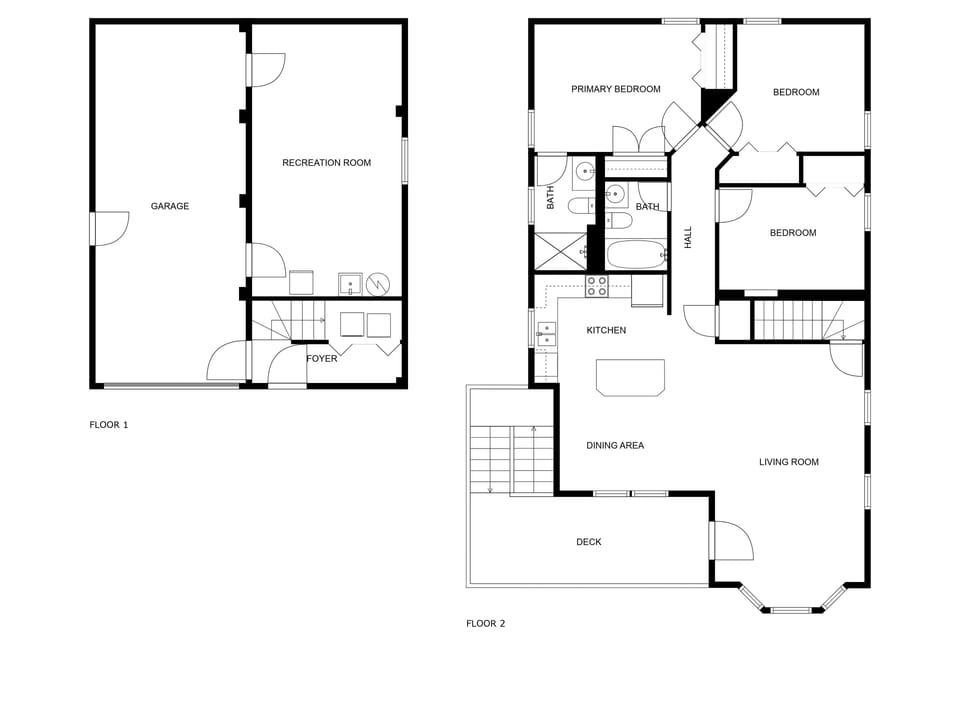 Ground and First Floor Layout for Reference