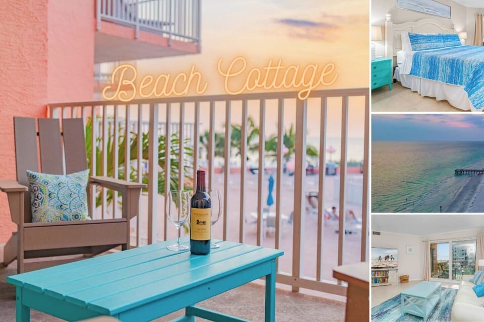 Newly remodeled and decorated 3BR 2 BA Condo Directly on the Beach.
