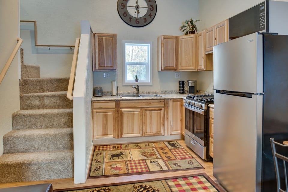Kitchen | 1st Floor | Dishware & Flatware | Coffee Maker | Toaster