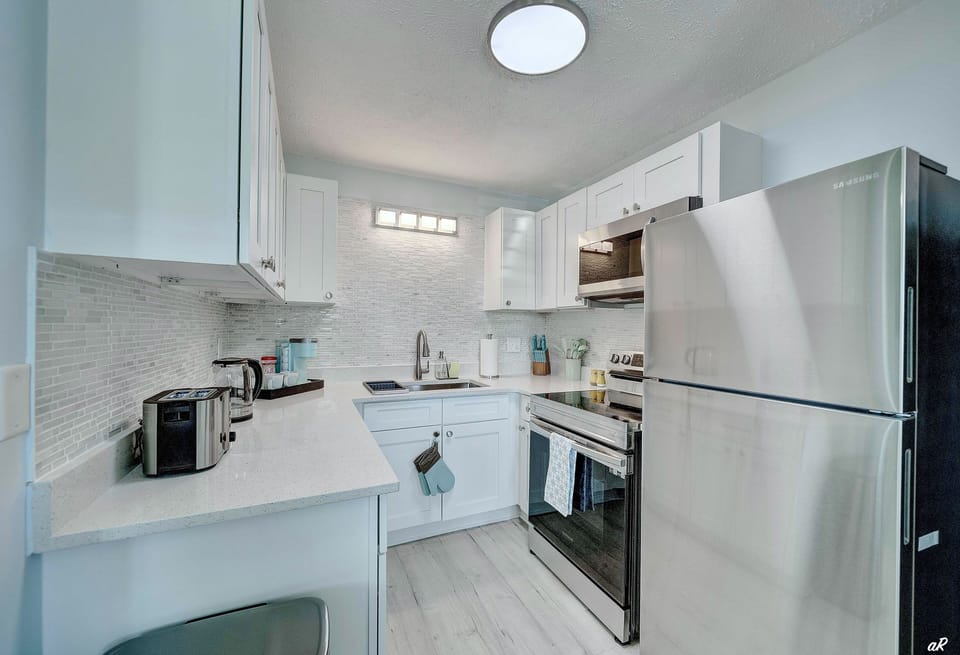 Fully Stocked Kitchen with Keurig Coffee Maker