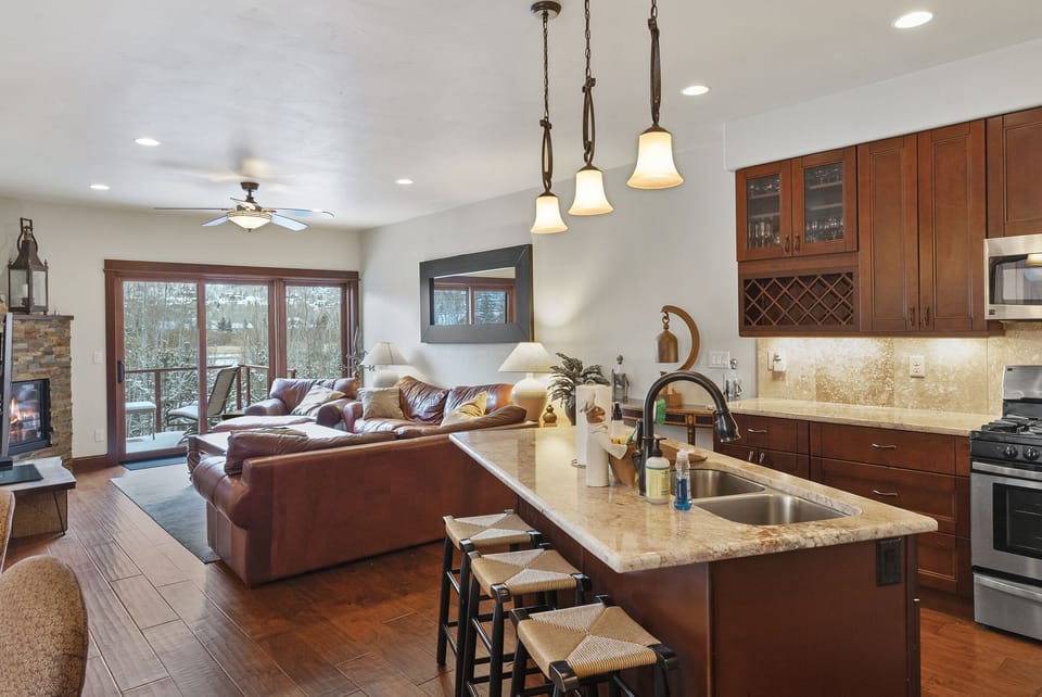 Open Kitchen and Living Room