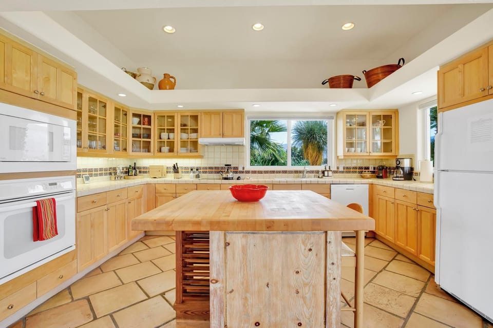 As you take in the details of this well-appointed kitchen, you feel a sense of comfort and inspiration.