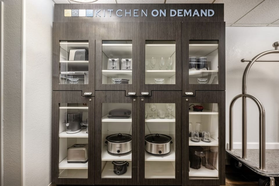 Grab cookware anytime for easy meals and late-night cravings.