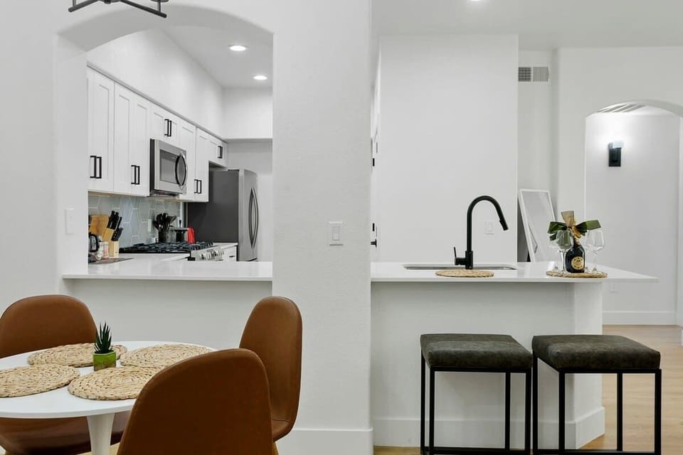 Dining and kitchen
