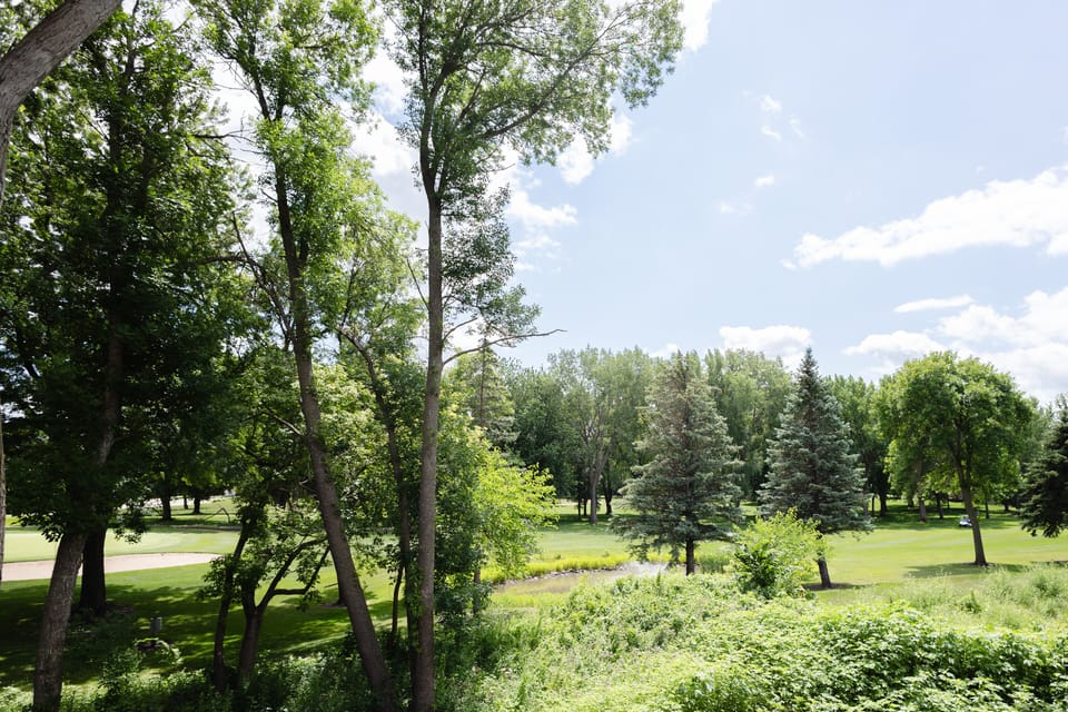 View of the golf course from deck! It’s gorgeous and very private 