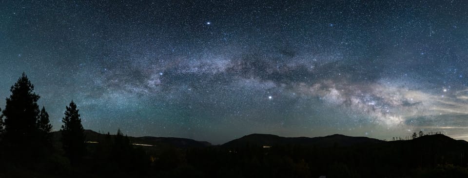 Night sky from the south facing deck