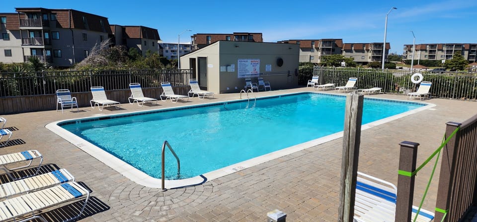 One of two pools