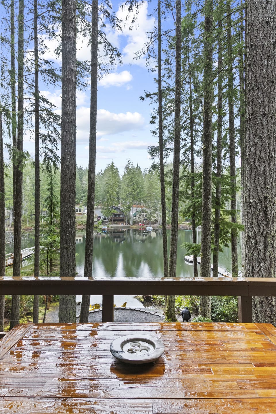 Stunning views and large deck w/ outdoor dining.