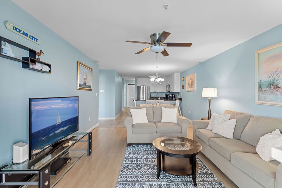 Super comfy relaxing family living room.
