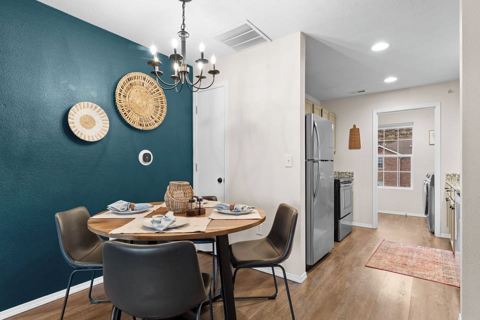 Dining area next to kitchen
