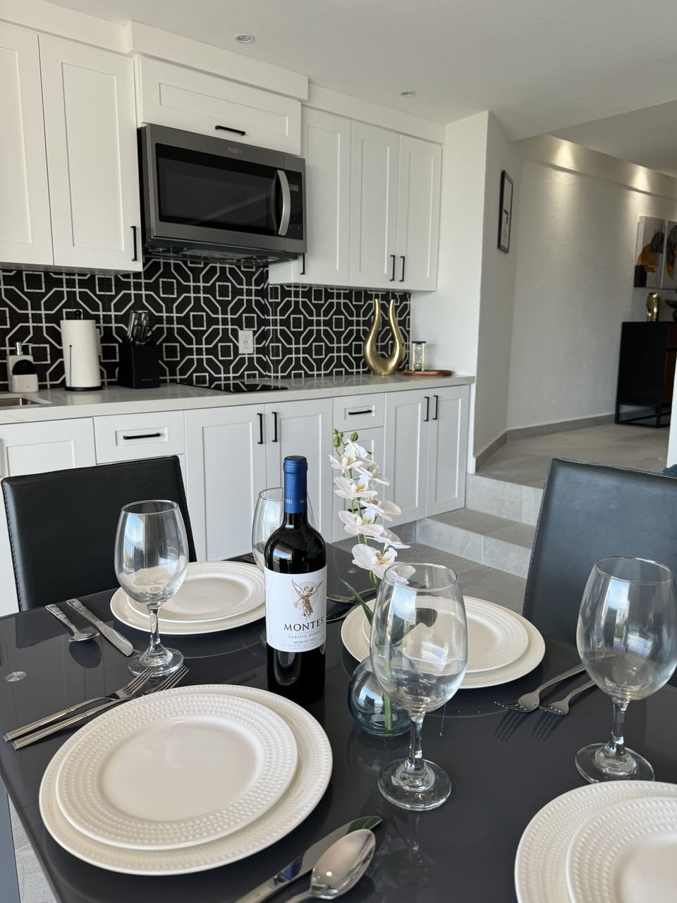 Newly remodeled kitchen with new appliances