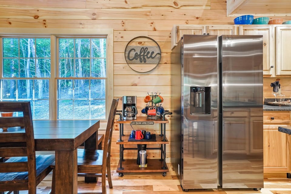 Grab your coffee in the morning and enjoy being surrounded by nature