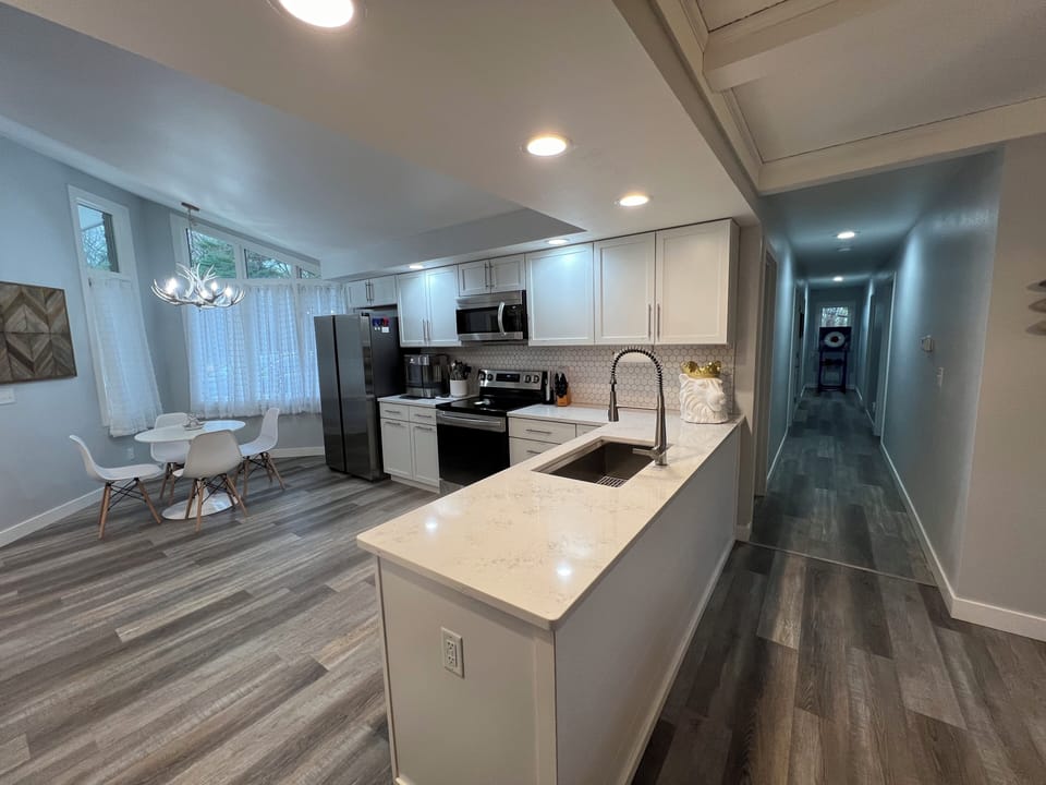 Fully stocked kitchen