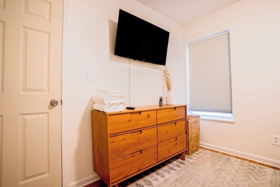 Need to attend to work? Feel free to set up your laptop in the workspace in bedroom #2.