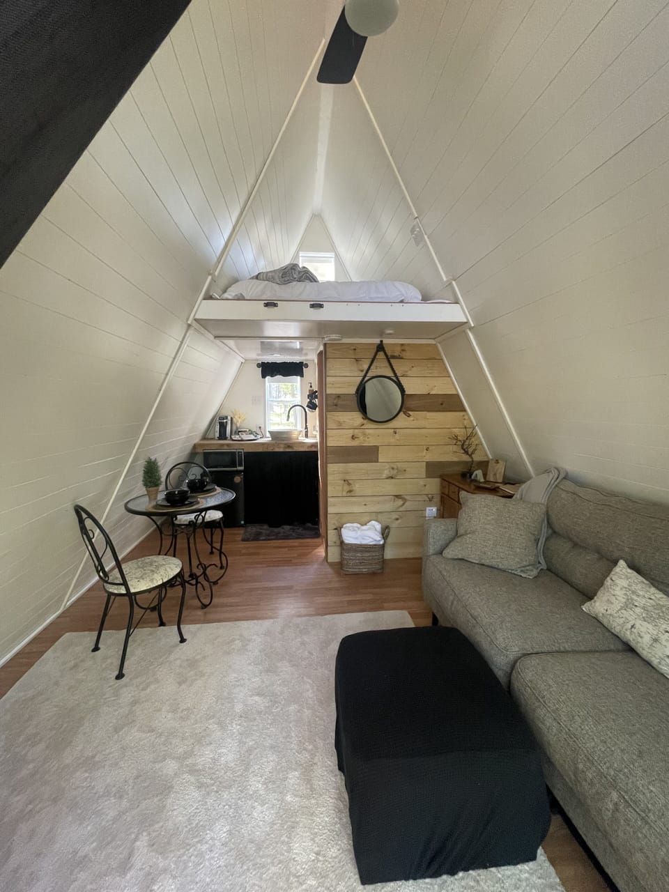 Living area and loft