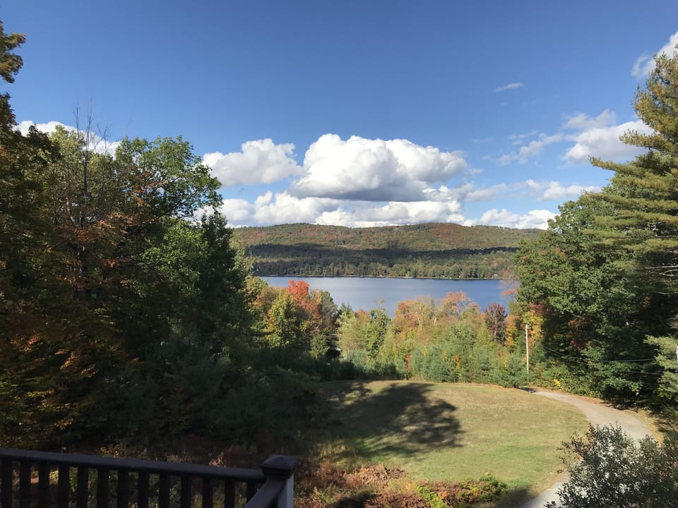 View from the deck in early fall
