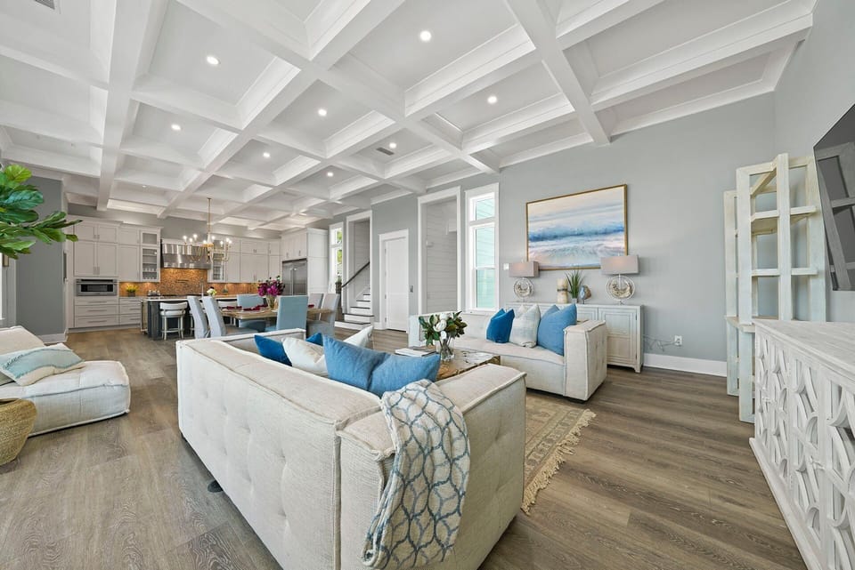 The Belmont at the Beach - Dune Allen Beach - Living Room