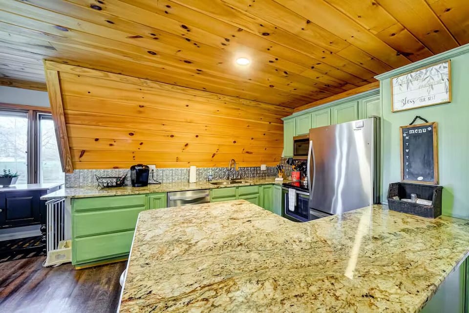 kitchen in barn