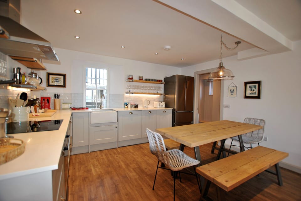 Gather round the table for a lazy brunch or fish and chips
