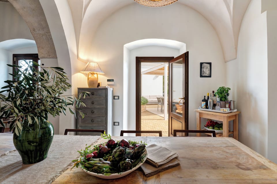 View from inside the main trullo