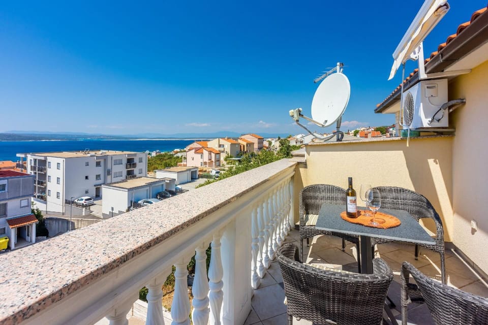 Balcony overlooking the sea