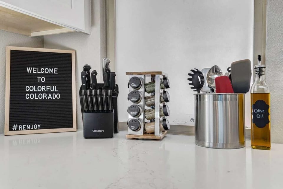 Enjoy our well-stocked spices and complimentaries for cooking